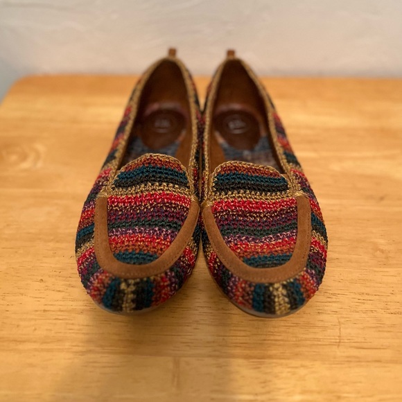 The Sak Shoes - The Sak slip on multicolored woven shoes